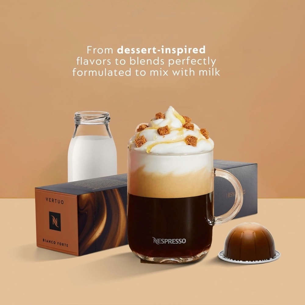 Nespresso Vertuo Coffee and Espresso Maker by De'Longhi, Titan (EUC) - Picture 7 of 17